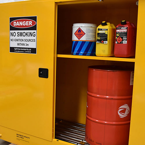 Flammable safety cabinet