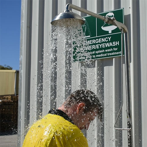 Emergency Shower Ramp Importance of Emergency Shower and Eyewash Stations | Titan Safety
