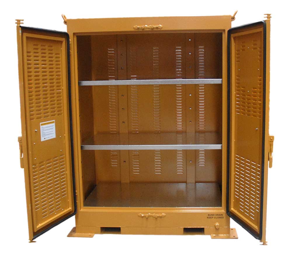 450L outdoor flammable safety cabinet Open