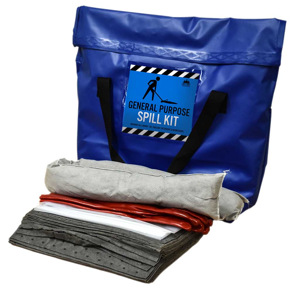 Spill Kit Backpack General Purpose Spill Kits for All-Liquid Cleanup – Titan Safety
