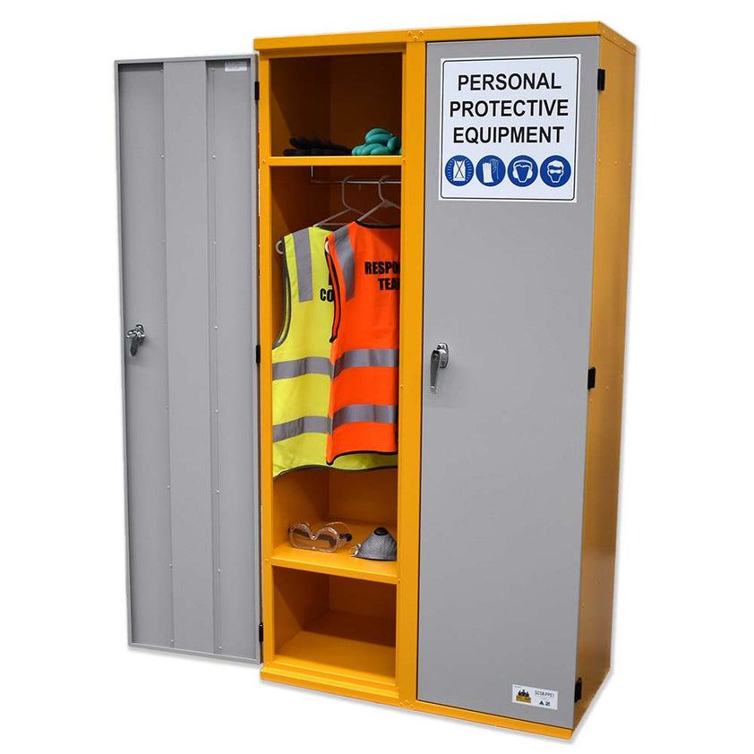 Secure Ppe Box PPE Cabinet Large | Keep PPE Safe & Secure on Site – Titan Safety