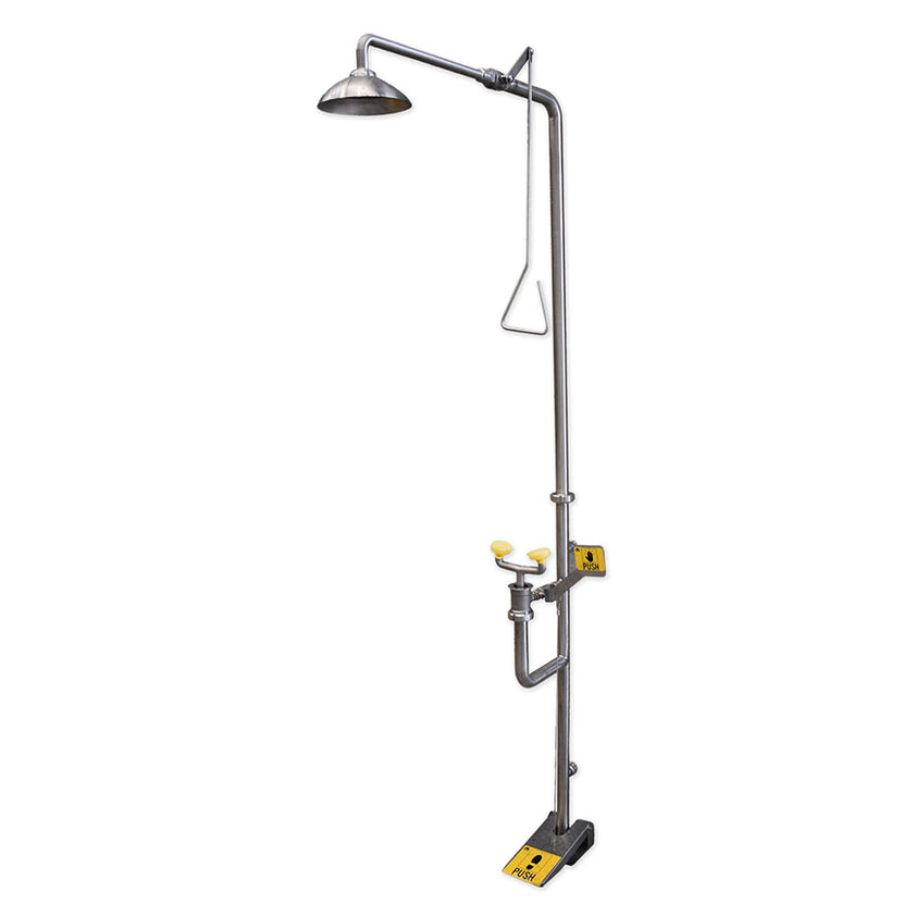 Combination Safety Shower With Eye Face Wash Station Titan Safety combination-safety-shower-with-eye-face-wash-station-titan-safety