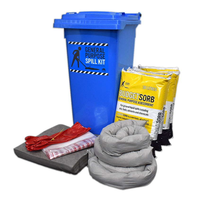 General Purpose Wheelie Bin Spill Kits 120l And 240l Titan Safety