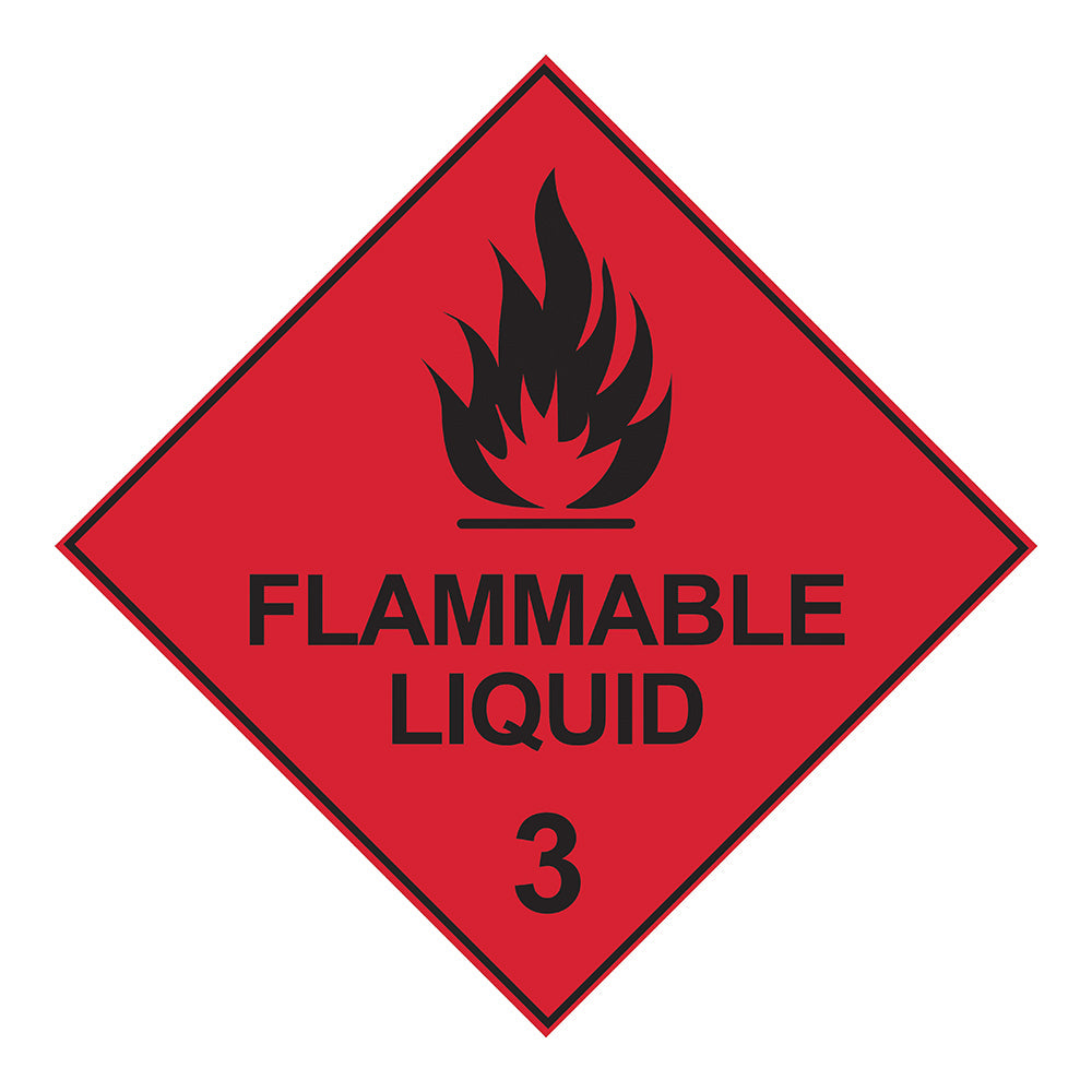 Class 3 Flammable Liquid Diamond